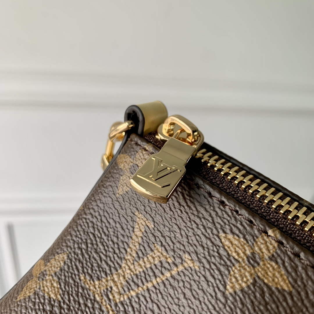 LV M11672 Louis Vuitton Bloom Pouch Bag Banana Yellow