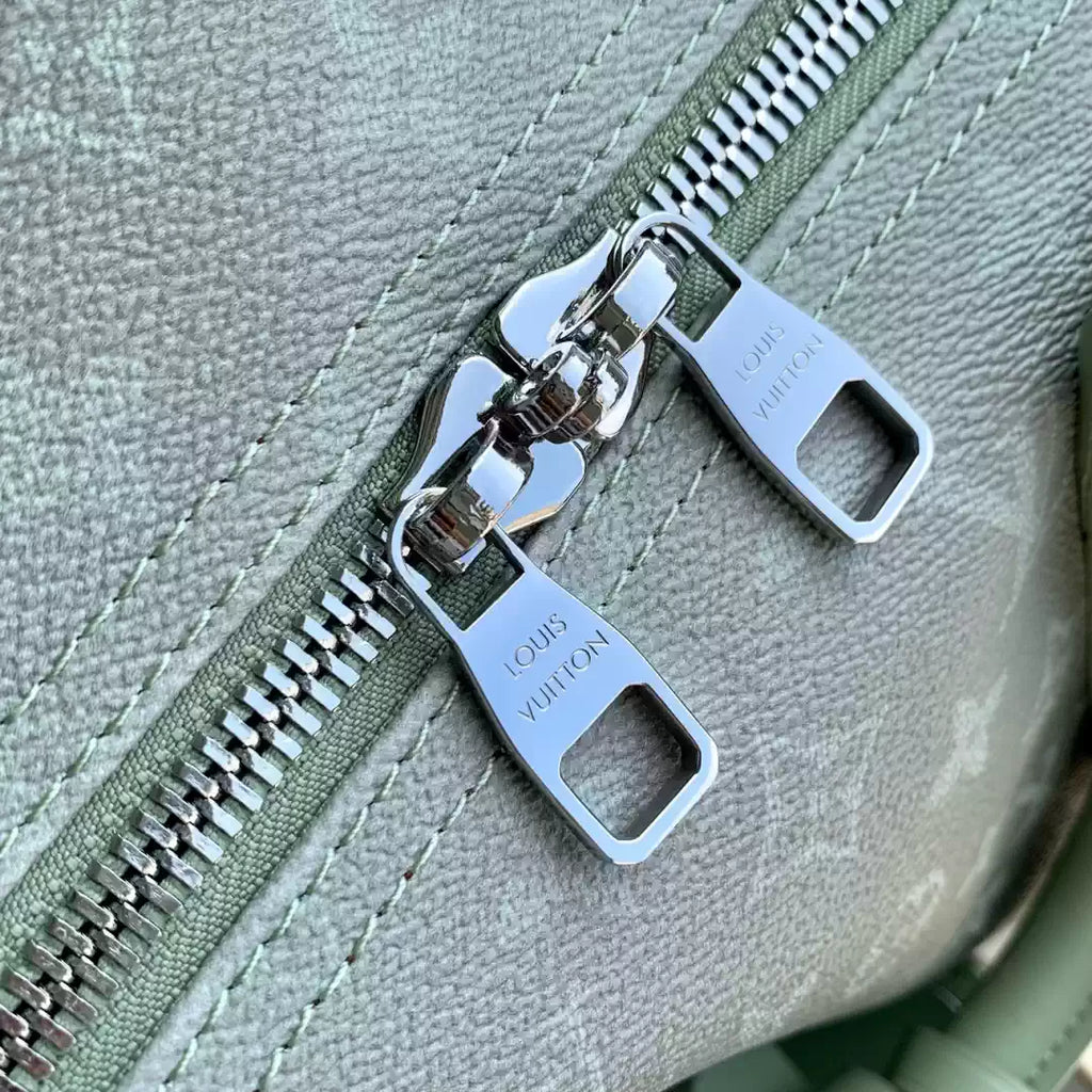 LV M11718 Louis Vuitton Keepall Bandouliere  45 Travel Bag Monogram Khaki Green