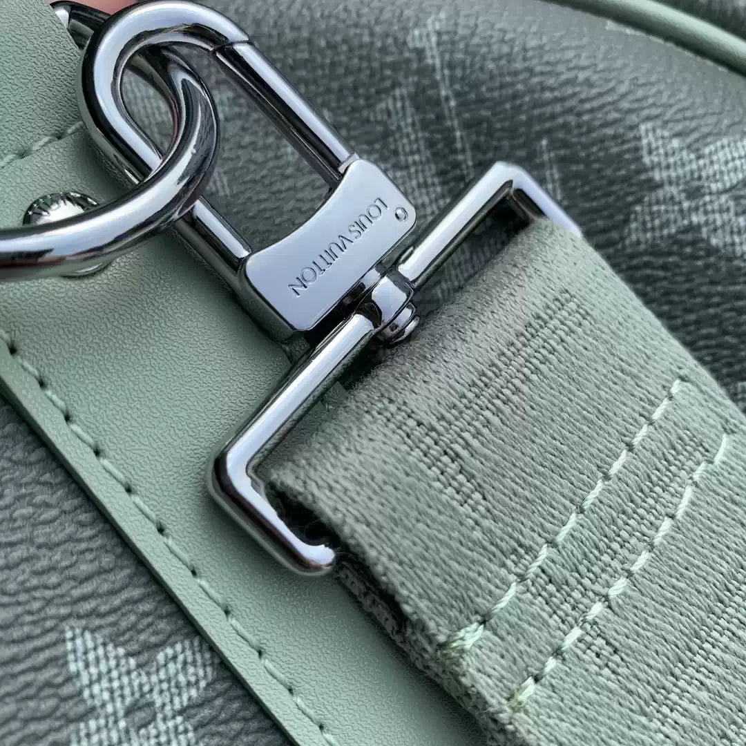 LV M11718 Louis Vuitton Keepall Bandouliere  45 Travel Bag Monogram Khaki Green - Default Title - View 7