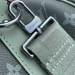 LV M11718 Louis Vuitton Keepall Bandouliere  45 Travel Bag Monogram Khaki Green - Default Title - View 7