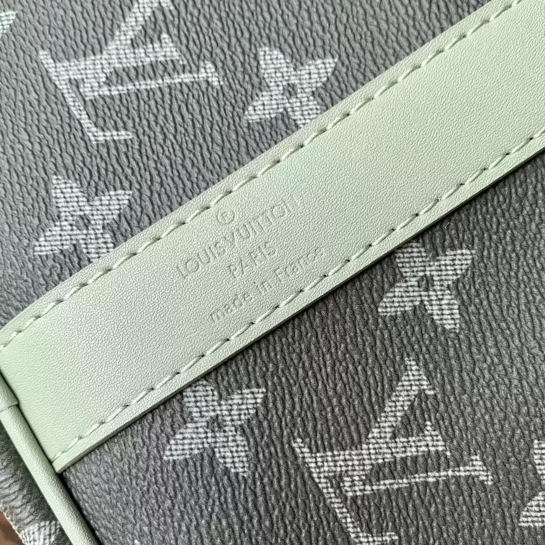 LV M11718 Louis Vuitton Keepall Bandouliere  45 Travel Bag Monogram Khaki Green - Default Title - View 8
