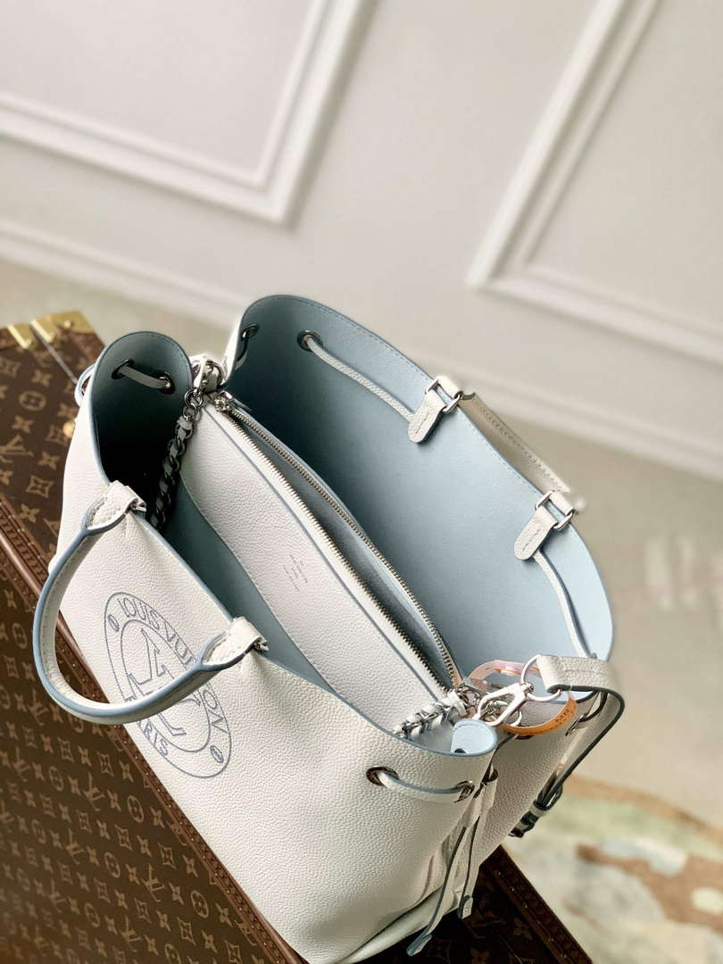 LV M11733 Louis Vuitton Bella Tote Bag White/Blue