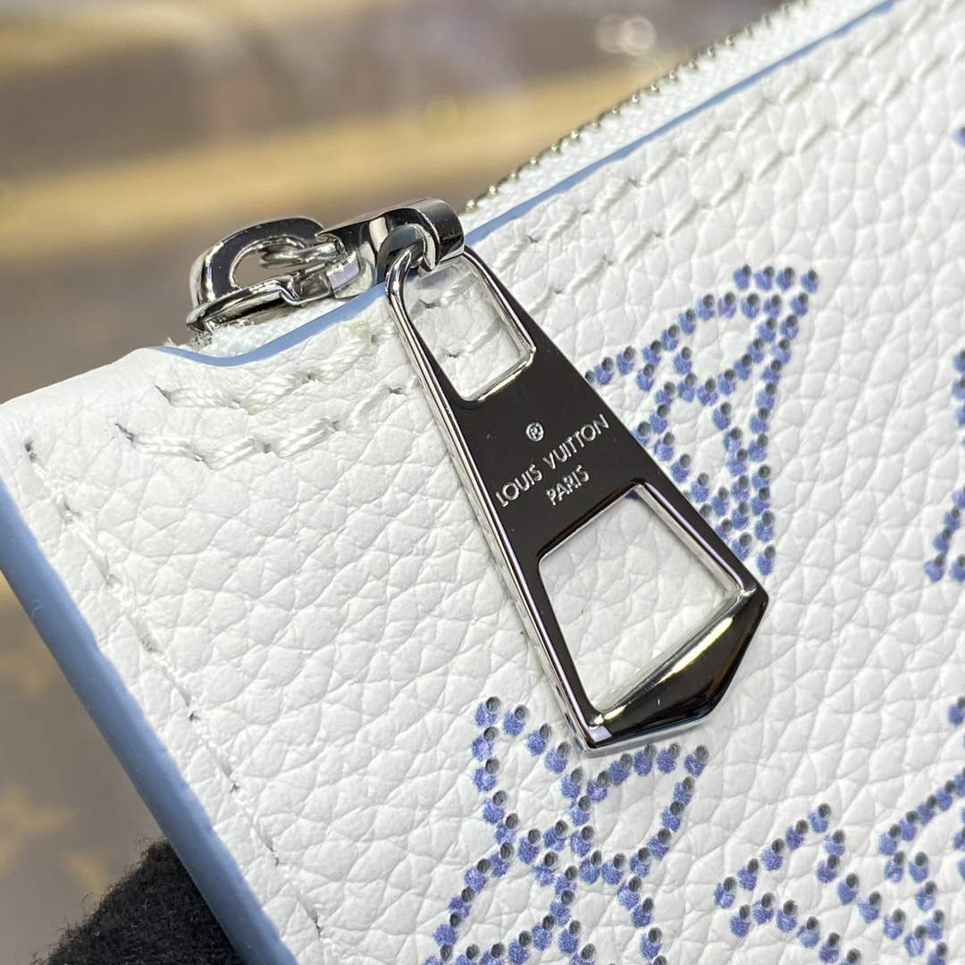LV M11734 Louis Vuitton Blossom PM Tote Bag White/Blue - Default Title - View 7