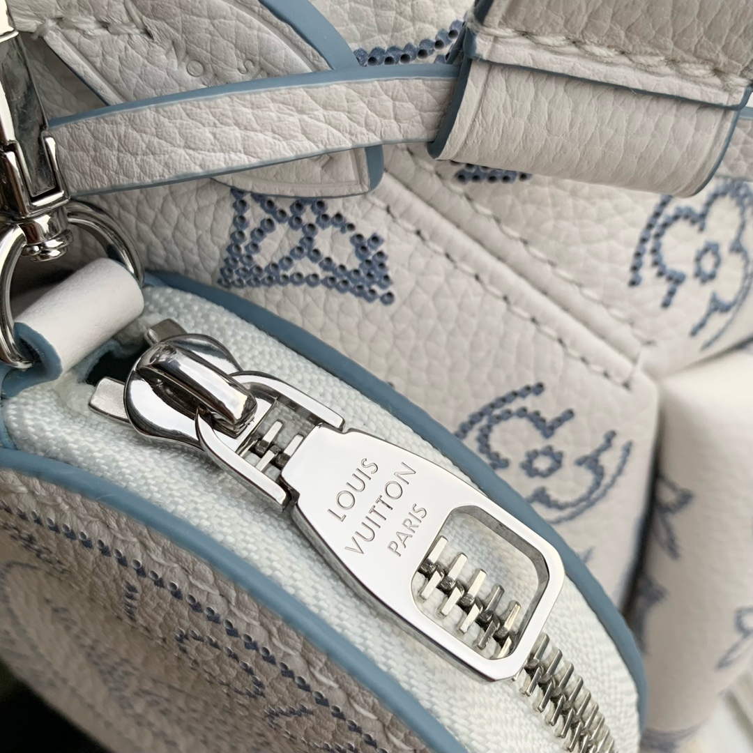 LV M11736 Louis Vuitton Bella Bucket Bag White/Blue