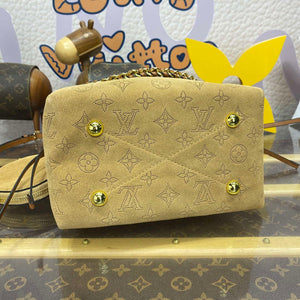LV M11839 Louis Vuitton Bella Handbag Suede leather Bag Beige - Default Title - View 4
