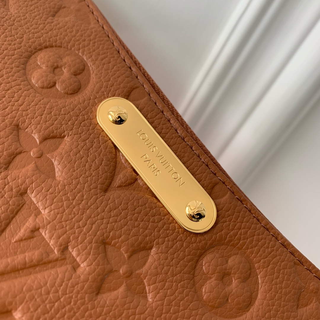 LV M11916 Louis Vuitton Liv Pochette Bag Cognac