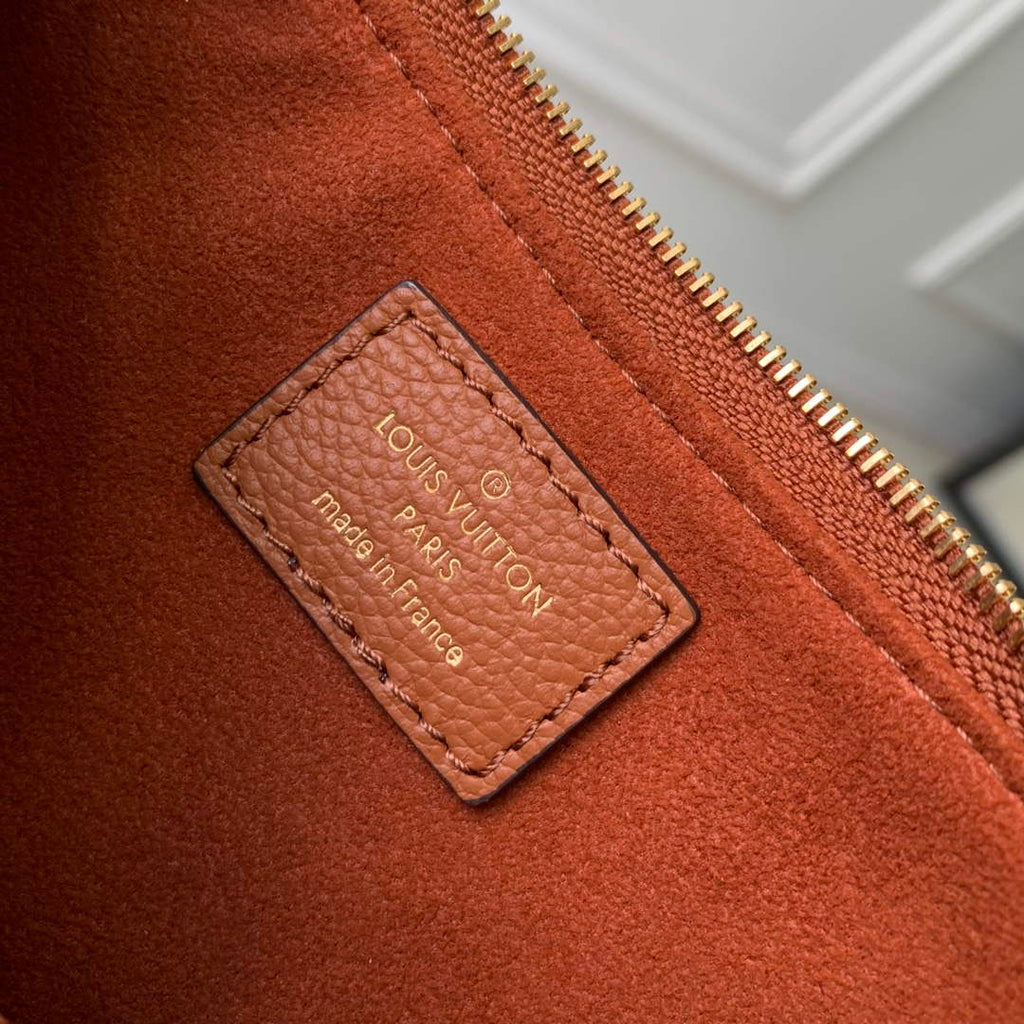 LV M11916 Louis Vuitton Liv Pochette Bag Cognac
