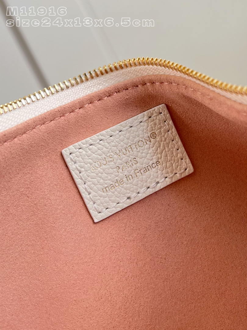 LV M11916 Louis Vuitton Liv Pochette Bag Monogram Beige
