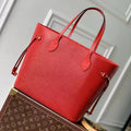 LV M12755 Louis Vuitton Neverfull MM Bag Epi Leather Red - Default Title - View 1