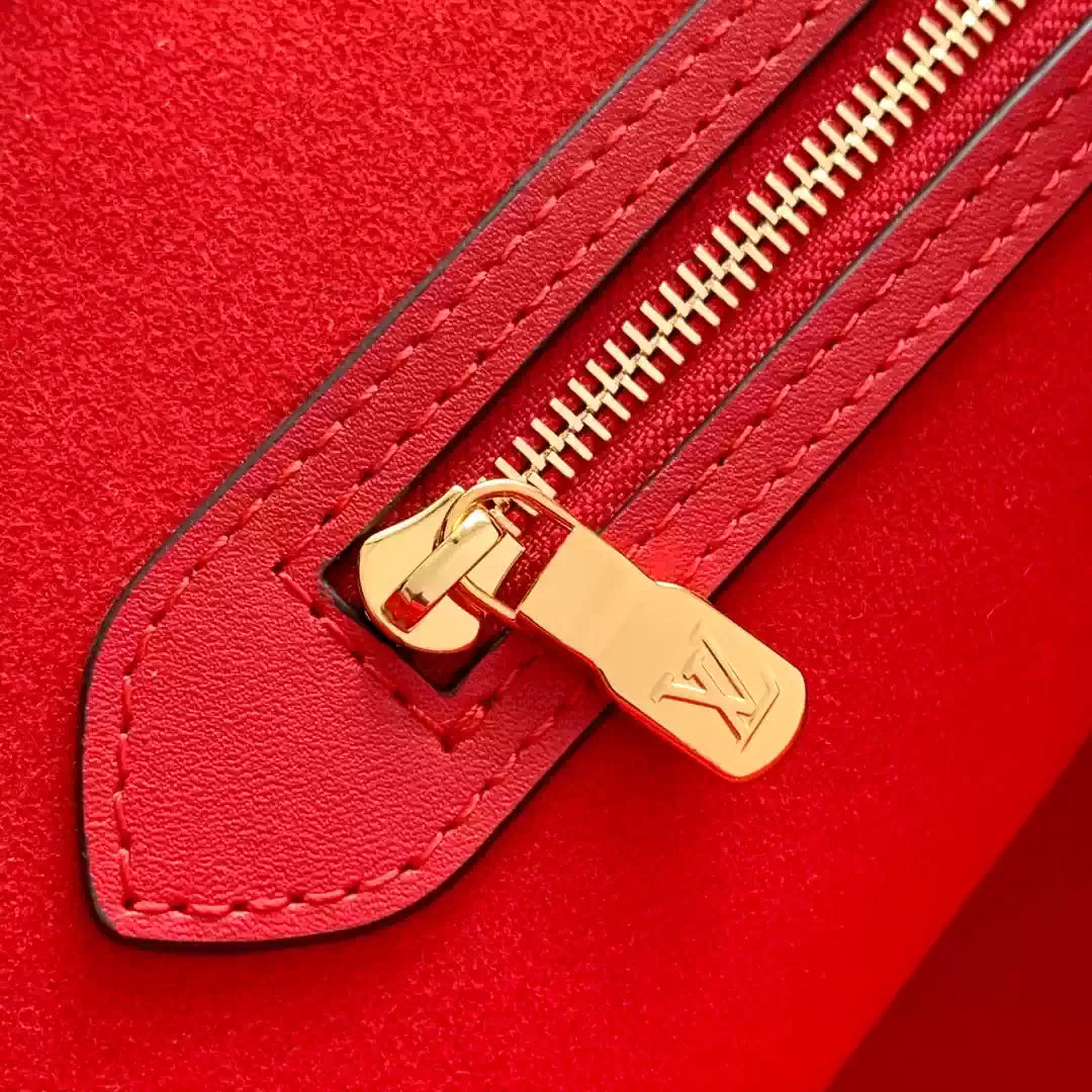 LV M12755 Louis Vuitton Neverfull MM Bag Epi Leather Red - Default Title - View 6