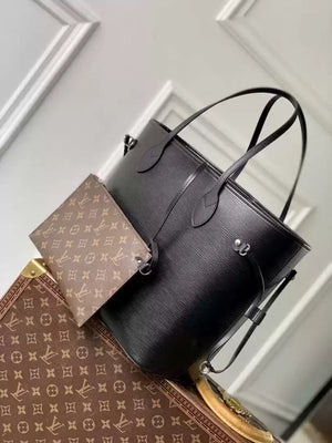 LV M11930 Louis Vuitton Neverfull MM Bag Epi Leather Black - Default Title - View 2