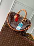 LV M11945 Louis Vuitton Speedy Soft 30 Crafty Bag Monogram Red