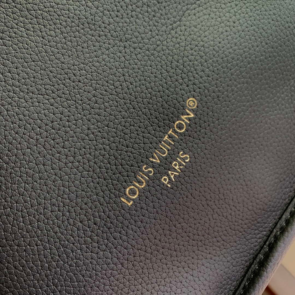 LV M11946 Louis Vuitton Neverfull Inside Out MM Handbag Black