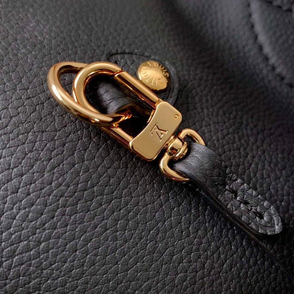 LV M11946 Louis Vuitton Neverfull Inside Out MM Handbag Black