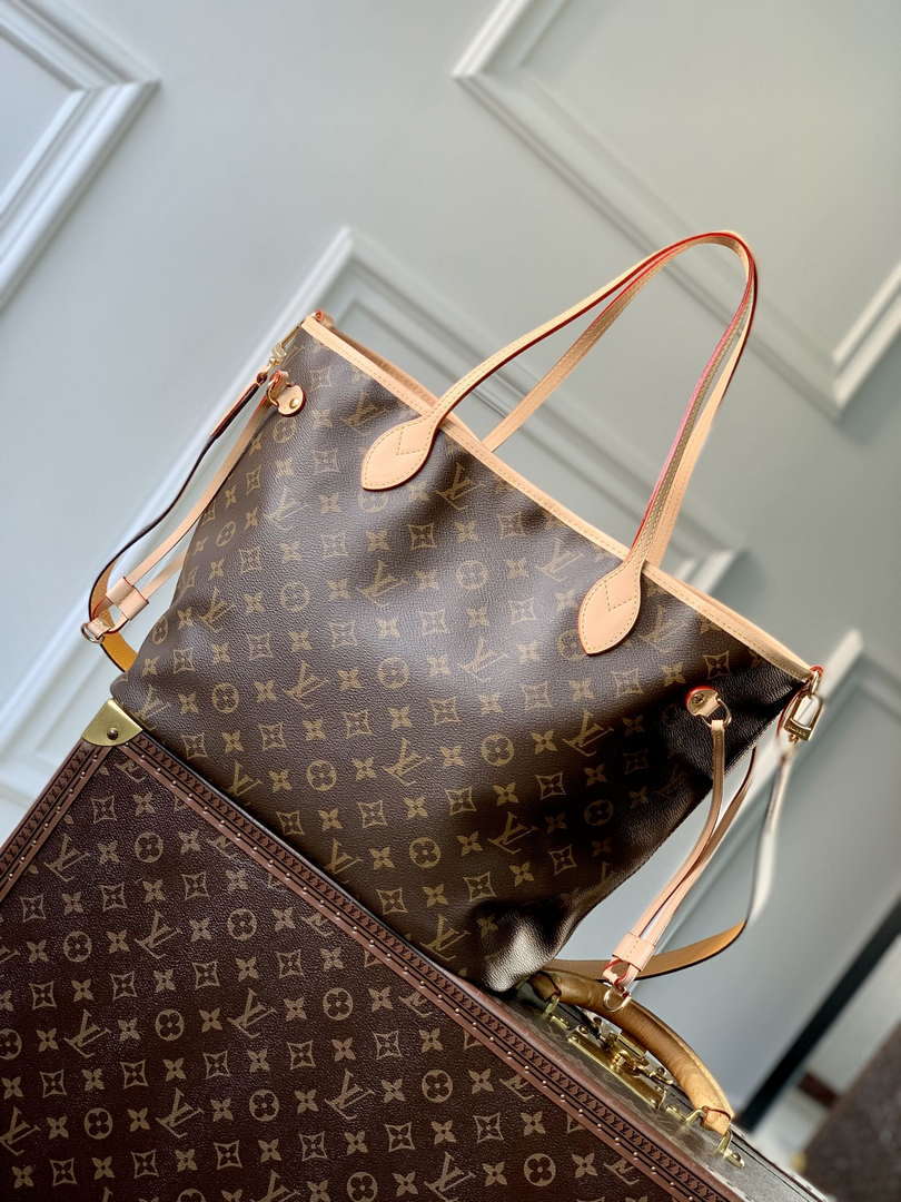 LV M11947 Louis Vuitton Reversible Neverfull Inside Out MM Handbag Yellow