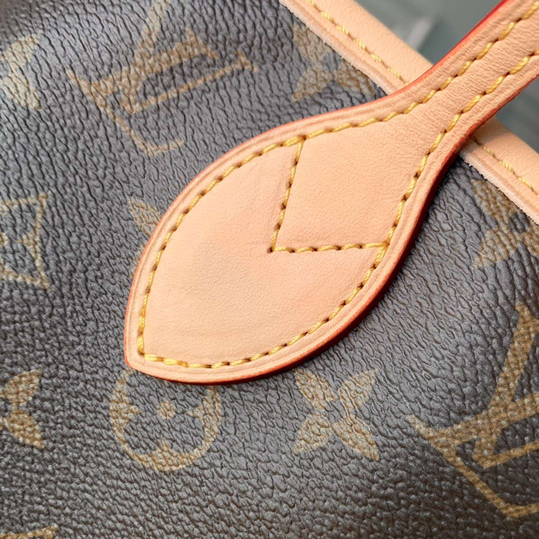 LV M11947 Louis Vuitton Reversible Neverfull Inside Out MM Handbag Yellow - Default Title - View 7