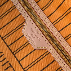 LV M11947 Louis Vuitton Reversible Neverfull Inside Out MM Handbag Yellow - Default Title - View 9