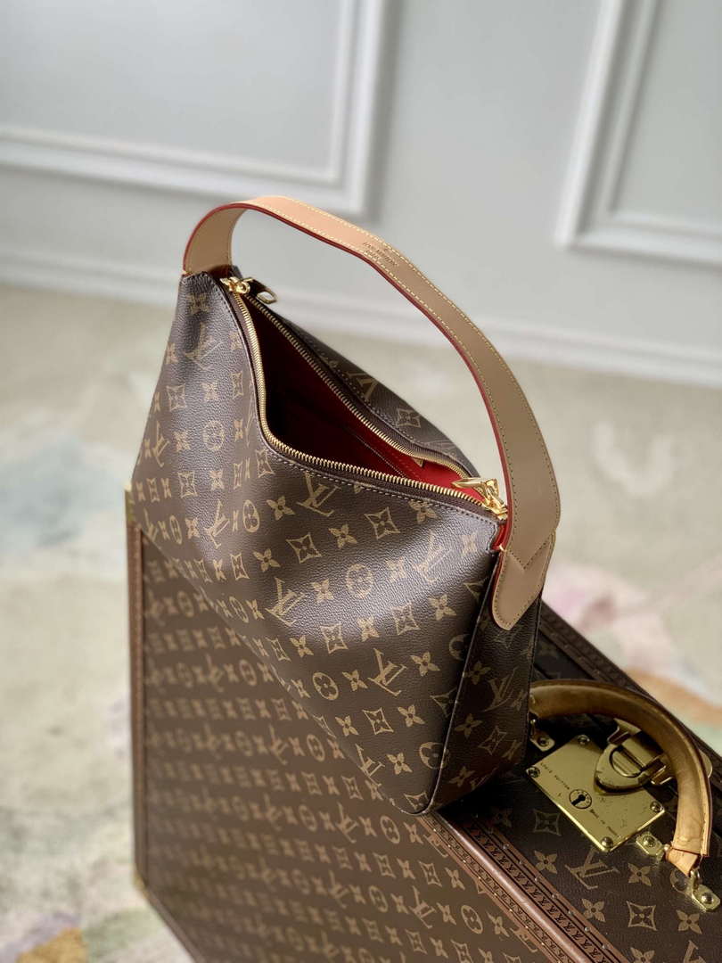 LV M11952 Louis Vuitton Slouchy PM Shoulder Bag Monogram