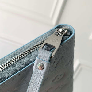 LV M11969 Louis Vuitton Zippy Wallet Light Blue Monogram Unplant - Default Title - View 4