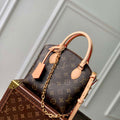 LV M12019 Louis Vuitton Lockit BB Knick-Knack Bag Brown - Default Title - View 1