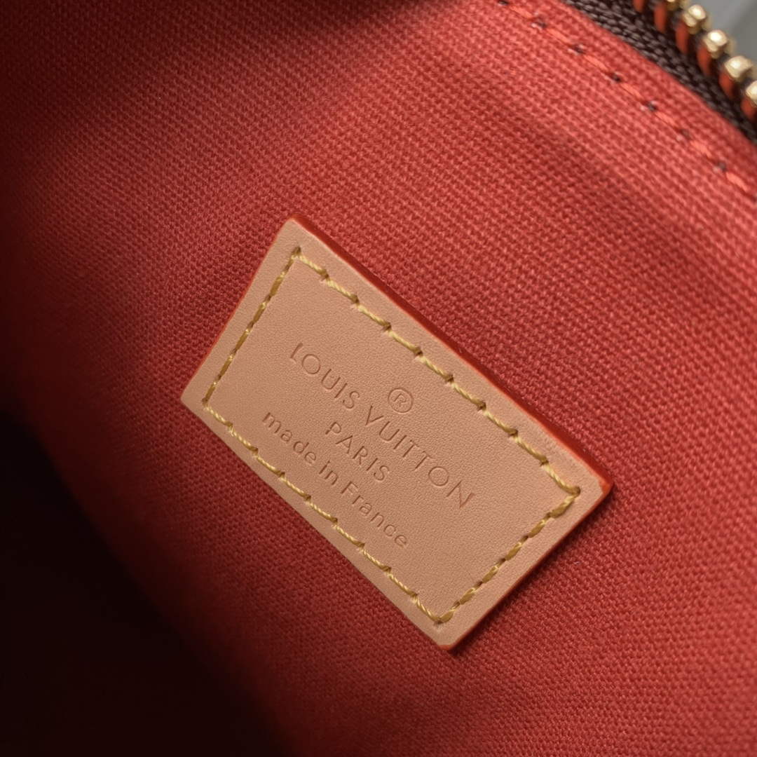 LV M12019 Louis Vuitton Lockit BB Knick-Knack Bag Brown