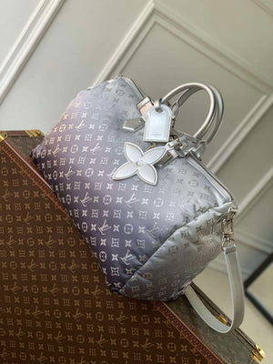 LV M12067 Louis Vuitton Keepall Bandouliere 45 Travel Bag Frost - Default Title - View 2