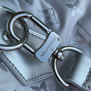 LV M12067 Louis Vuitton Keepall Bandouliere 45 Travel Bag Frost - Default Title - View 6
