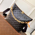 LV M12068 Louis Vuitton Coussin Hobo MM Bag Black - Default Title - View 1