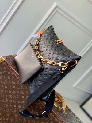 LV M12068 Louis Vuitton Coussin Hobo MM Bag Black - Default Title - View 2