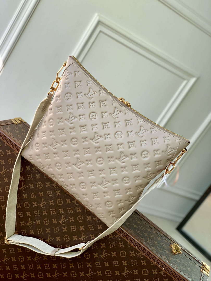 LV M12071 Louis Vuitton Coussin Hobo MM Bag Galet