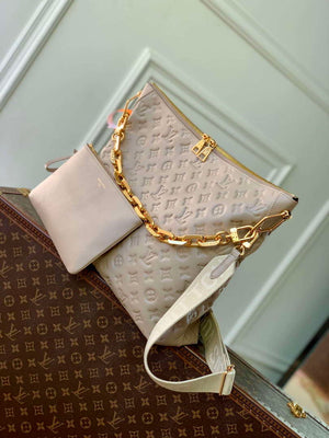 LV M12071 Louis Vuitton Coussin Hobo MM Bag Galet - Default Title - View 7