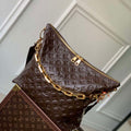 LV M12072 Louis Vuitton Coussin Hobo MM Bag Chocolat - Default Title - View 1