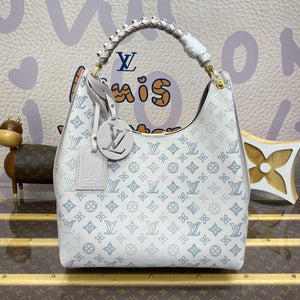 LV M12093 Louis Vuitton Carmel Handbag Brume Gray - Default Title - View 1
