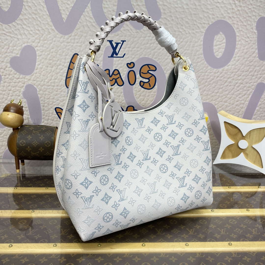 LV M12093 Louis Vuitton Carmel Handbag Brume Gray - Default Title - View 2