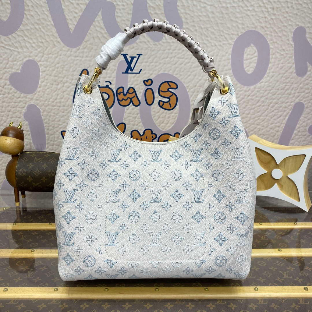 LV M12093 Louis Vuitton Carmel Handbag Brume Gray