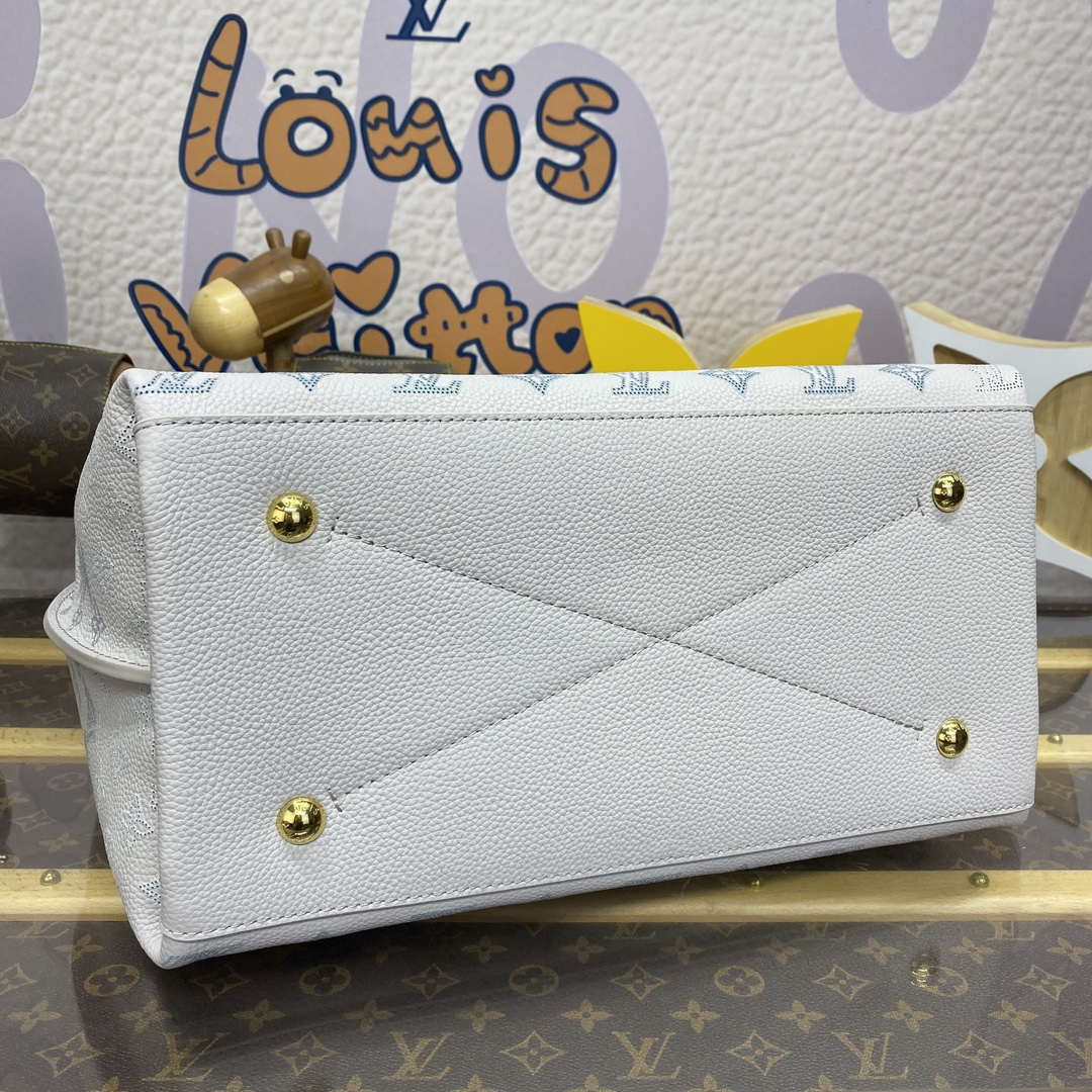 LV M12093 Louis Vuitton Carmel Handbag Brume Gray - Default Title - View 4