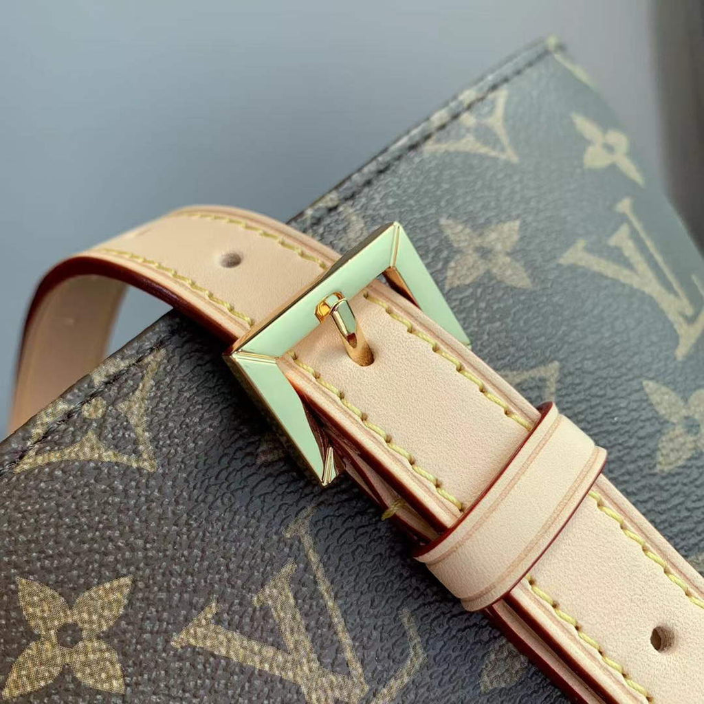 LV M12095 Louis Vuitton Classic Piano Handbag Monogram