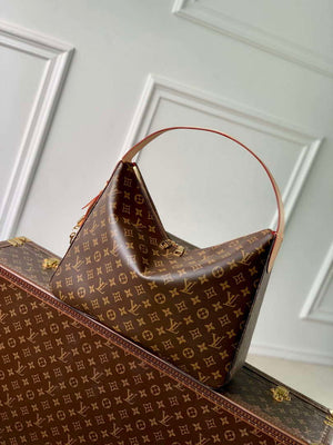 LV M12098 Louis Vuitton Slouchy MM Bag Monogram - Default Title - View 1