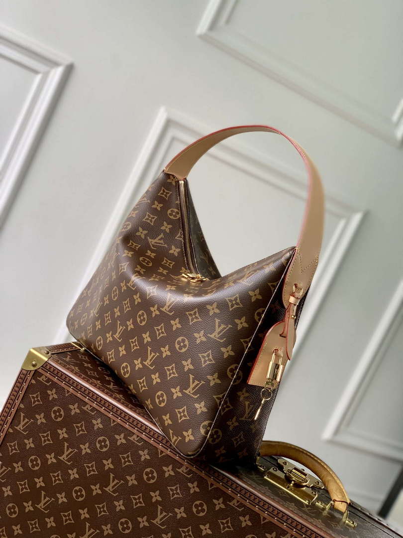 LV M12098 Louis Vuitton Slouchy MM Bag Monogram - Default Title - View 2