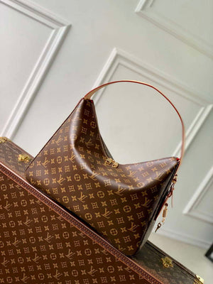 LV M12098 Louis Vuitton Slouchy MM Bag Monogram - Default Title - View 3