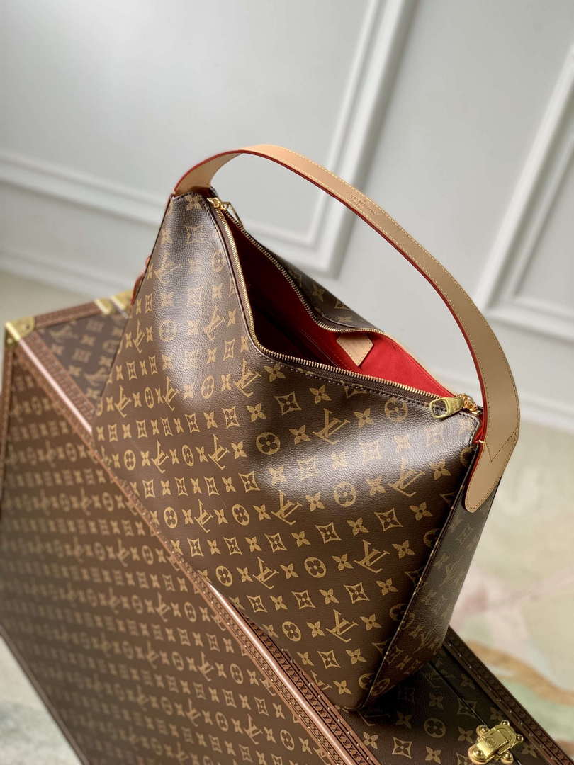 LV M12098 Louis Vuitton Slouchy MM Bag Monogram - Default Title - View 9