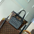 LV M12099 Louis Vuitton Reversible Neverfull Bandouliere  Inside Out BB Handbag Black - Default Title - View 1