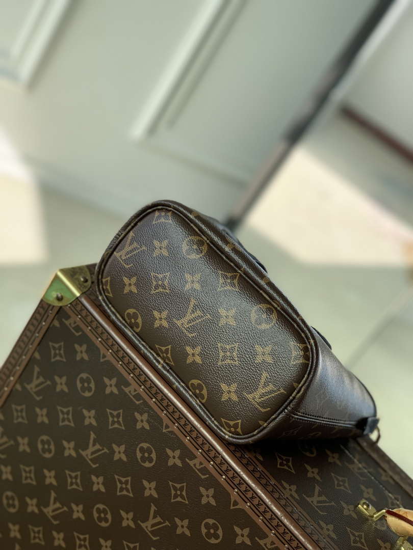 LV M12099 Louis Vuitton Reversible Neverfull Bandouliere  Inside Out BB Handbag Black