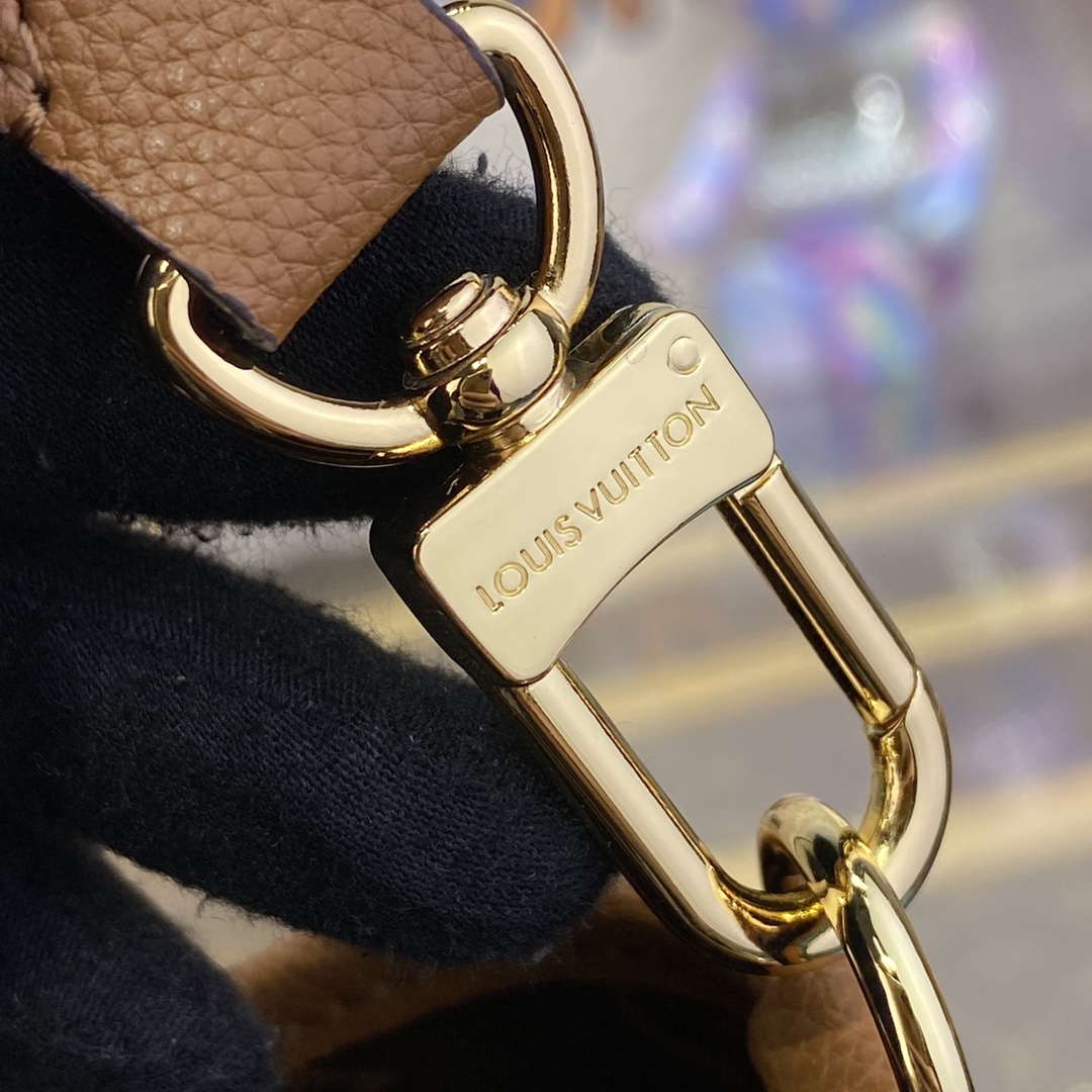 LV M12099 Louis Vuitton Reversible Neverfull Bandouliere  Inside Out BB Handbag Brown - Default Title - View 5