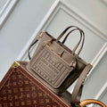 LV M12109 Louis Vuitton Neverfull Bandouliere  Inside Out BB Handbag Gray - Default Title - View 1