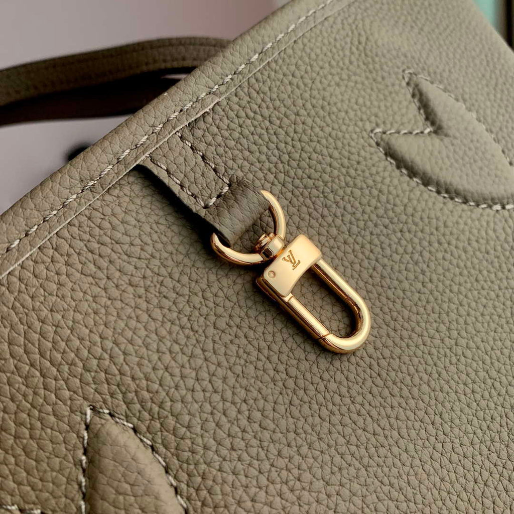 LV M12109 Louis Vuitton Neverfull Bandouliere  Inside Out BB Handbag Gray