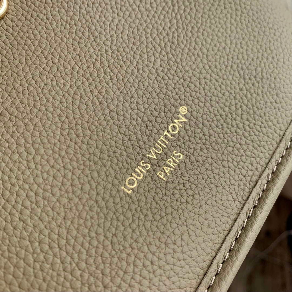 LV M12109 Louis Vuitton Neverfull Bandouliere  Inside Out BB Handbag Gray