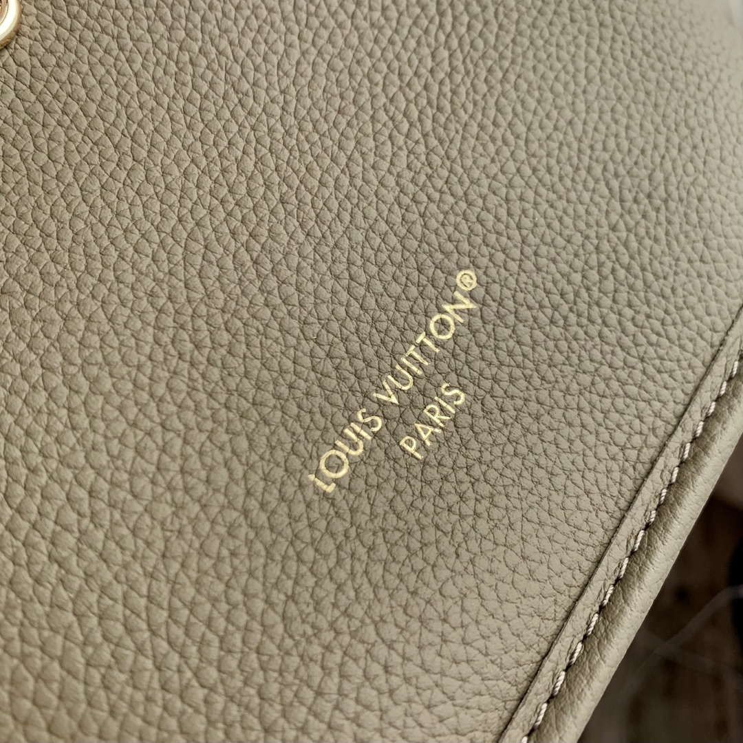LV M12109 Louis Vuitton Neverfull Bandouliere  Inside Out BB Handbag Gray