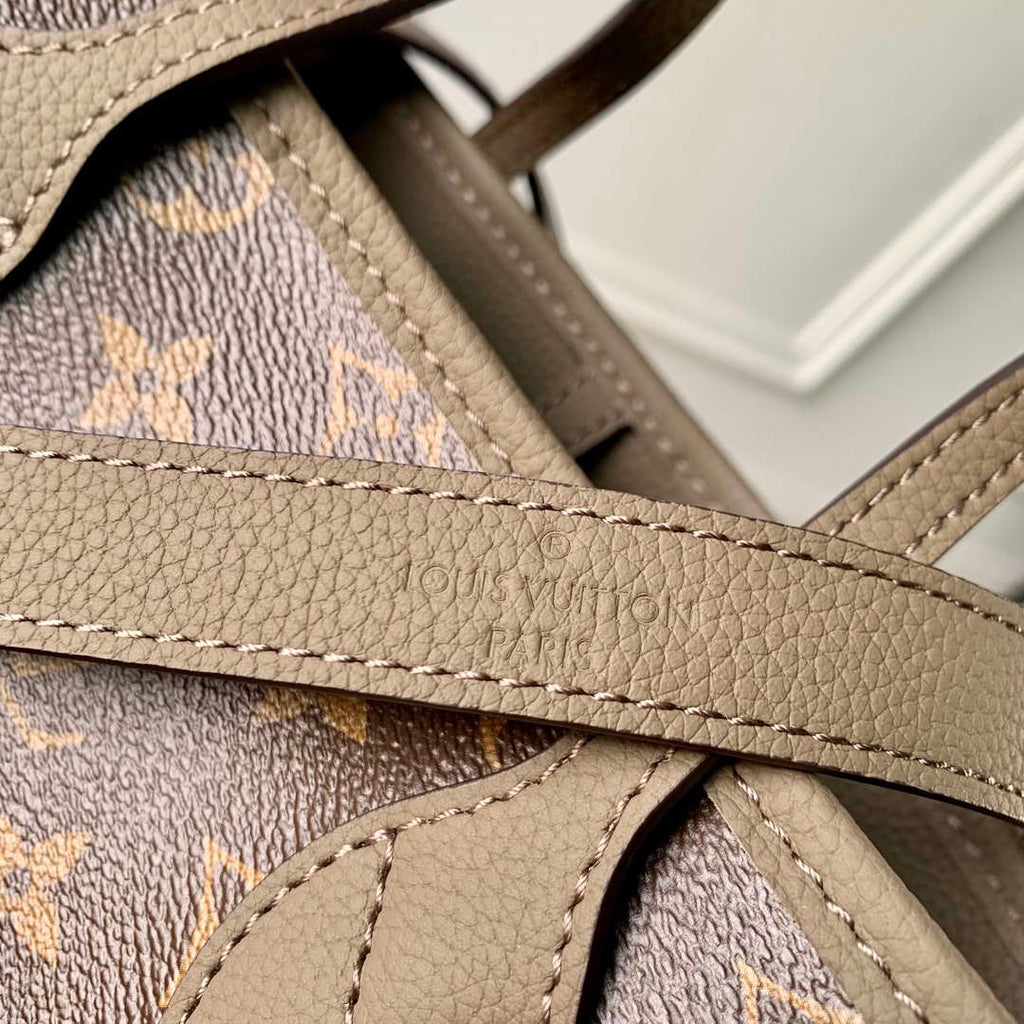 LV M12109 Louis Vuitton Neverfull Bandouliere  Inside Out BB Handbag Gray
