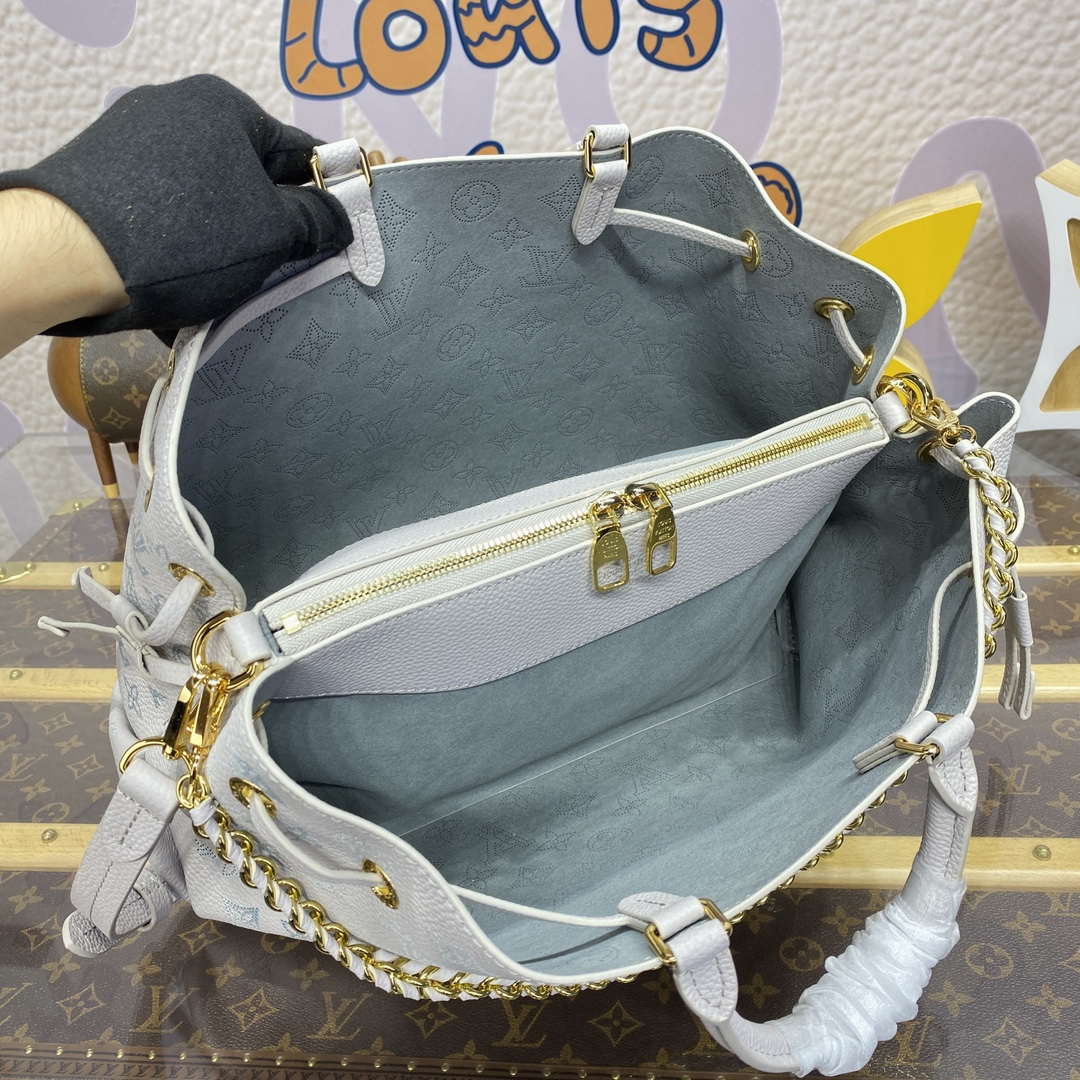 LV M12127 Louis Vuitton Bella Tote Bag Mist Grey - Default Title - View 9